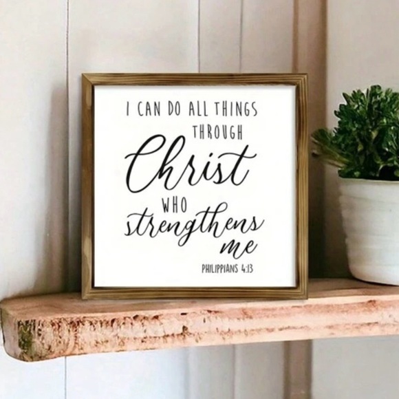 Christian Scripture Wooden Decor - Picture 2 of 7